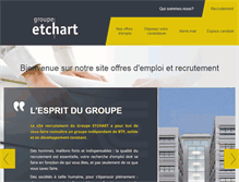 Tablet Screenshot of emploi-btp-etchart.com